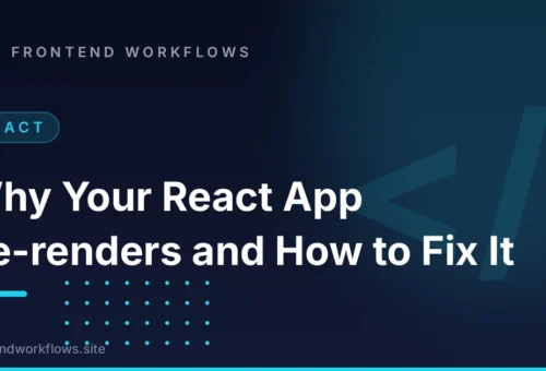 Why Your React App Re-renders and How to Fix It